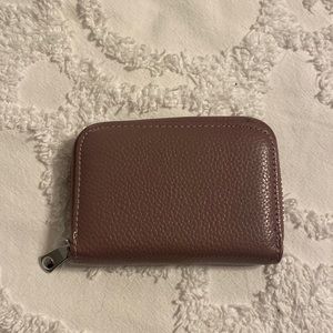 Faux Dusty Lilac wallet